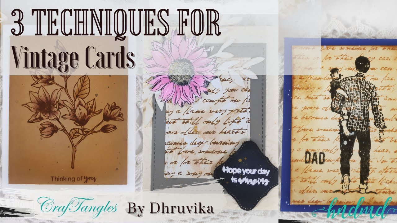 3 Techniques for Vintage Cards