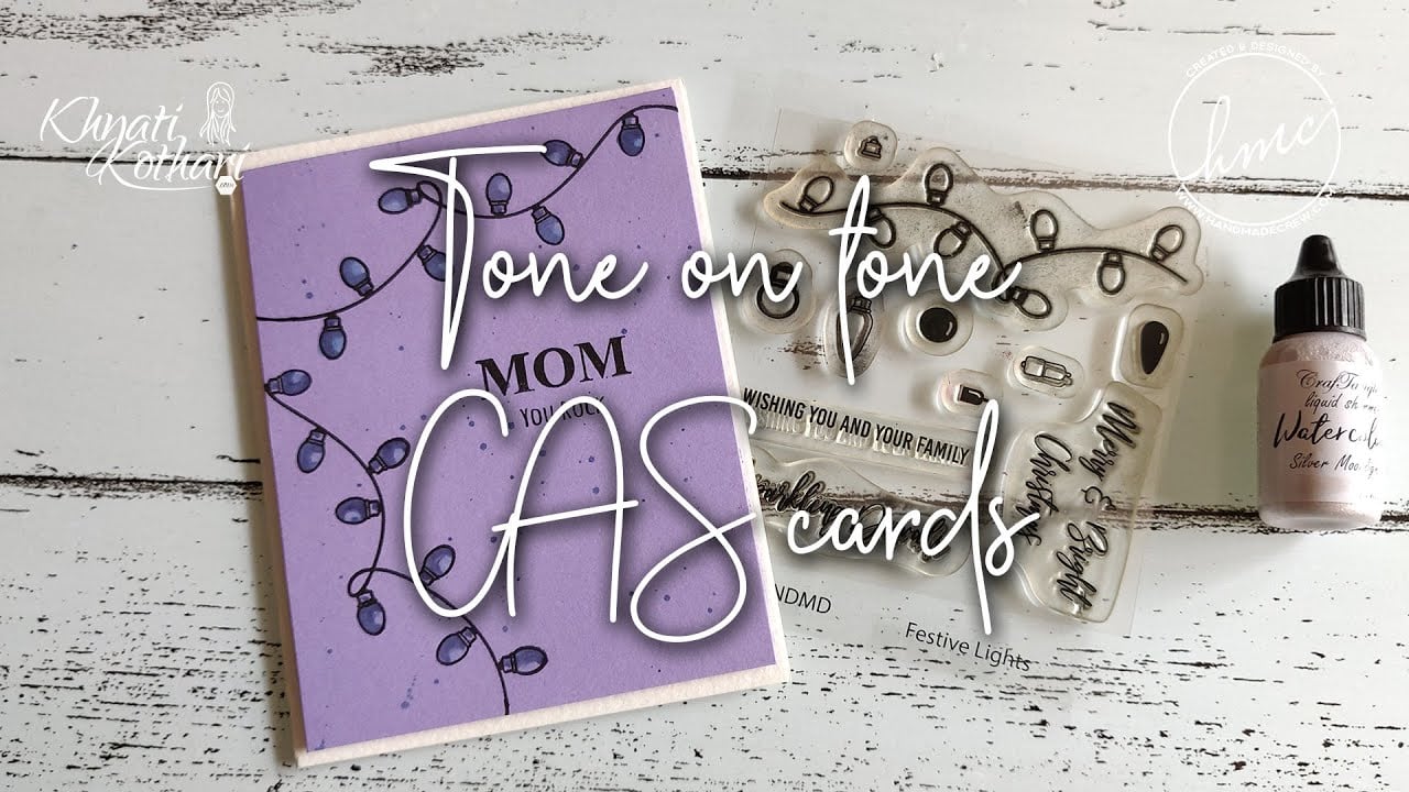 Tone on Tone CAS Cards [Cardmaking Idea]