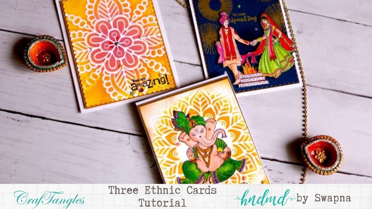 Three Ethnic Cards Tutorial