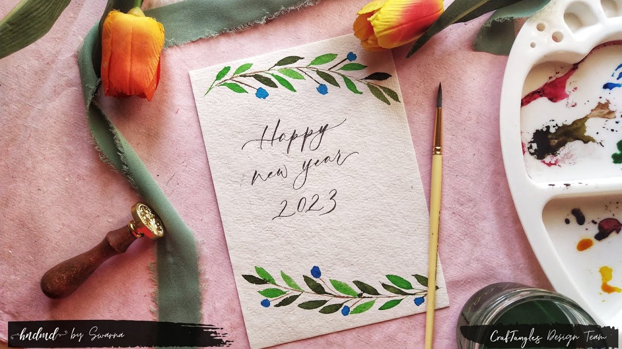 Handlttering Tutorial - Happy New Year