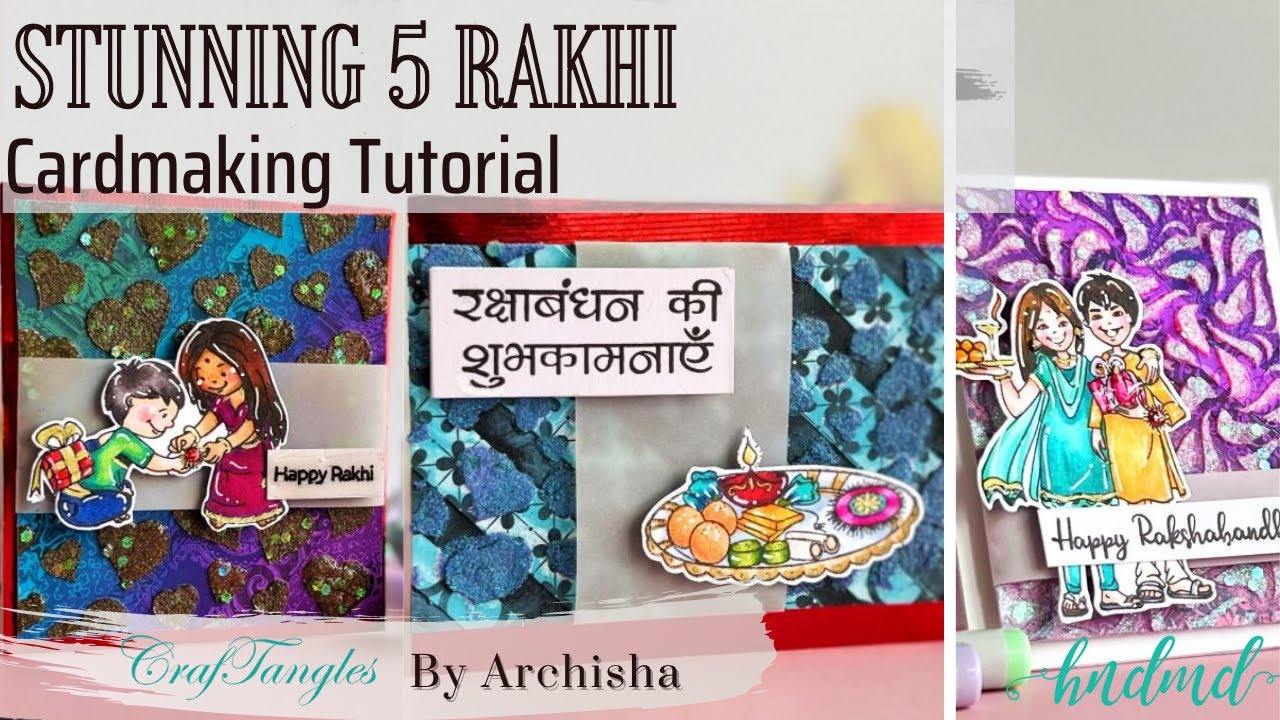 5 Stunning Rakhi Cards