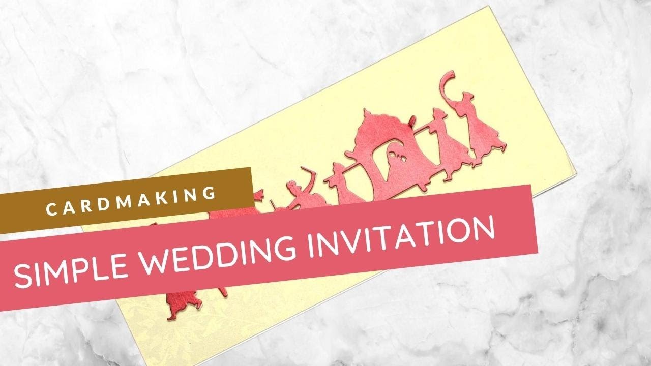 Handmade Indian Wedding Card - DIY Tutorial