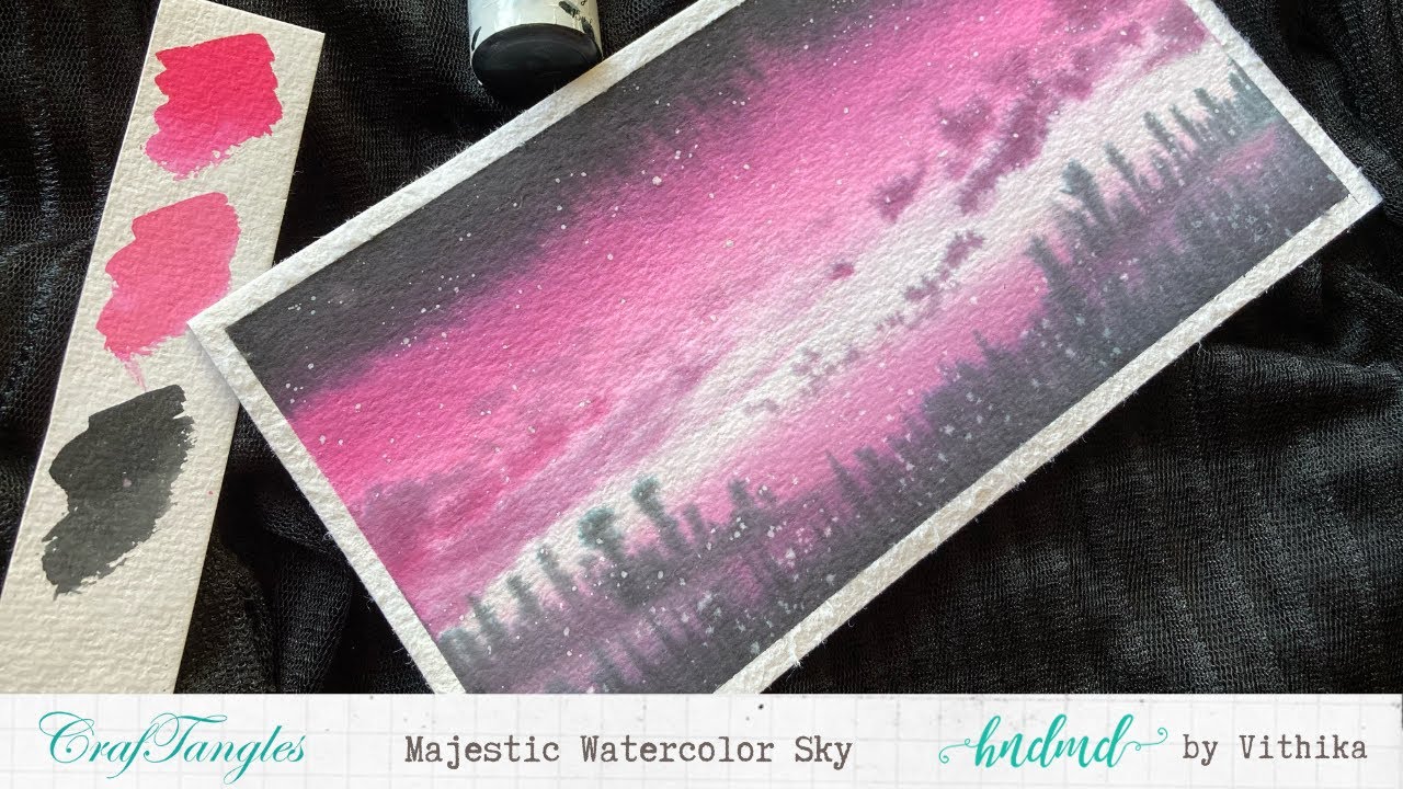 Majestic Watercolor Sky