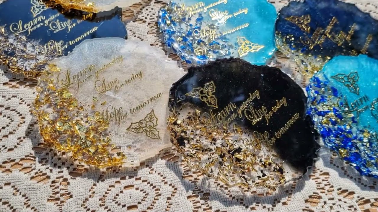 Custom Resin Coaster Tutorial
