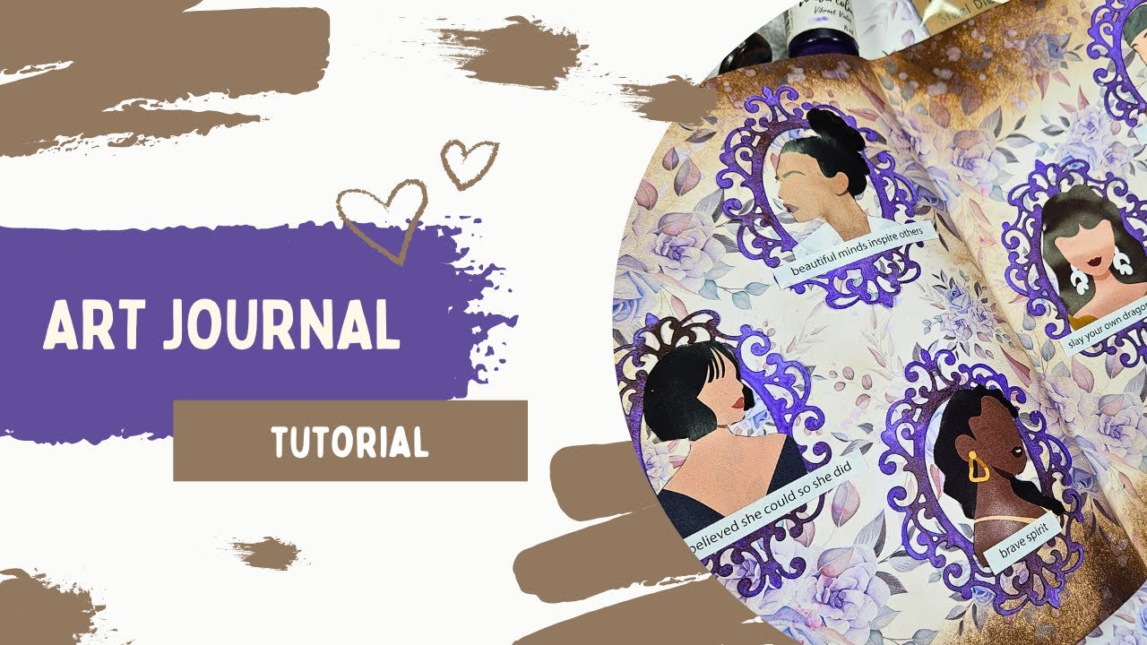 Art Journal Page - Happy Women's Day #artjournal #women #womensday #craftangles