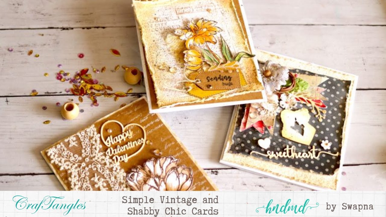 Simple Vintage and Shabby Chic Cards