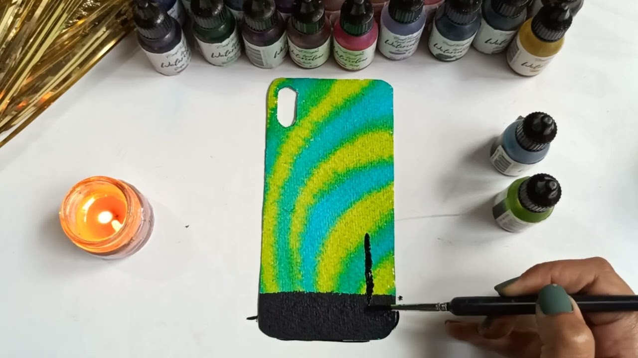 DIY Watercolor painting #diy #painting  #watercolor #watercolour  #hndmd #craftangles #tutorial