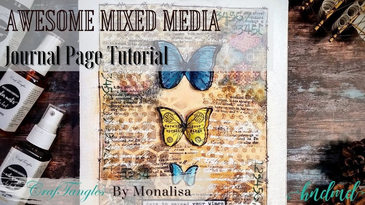 Awesome Mixed Media Journal Page Using Transfer It