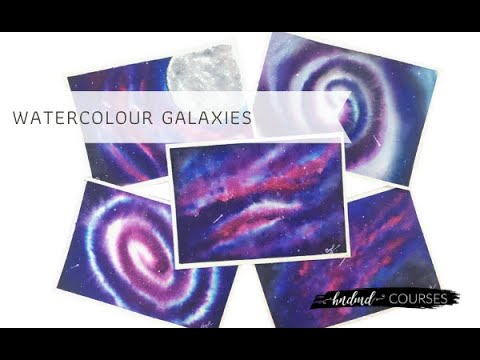 CrafTangles DIY Watercolour Galaxy Kit