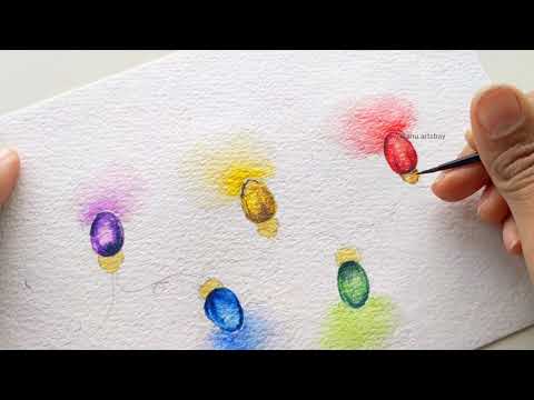 Paint with me #christmas #watercolor #paint