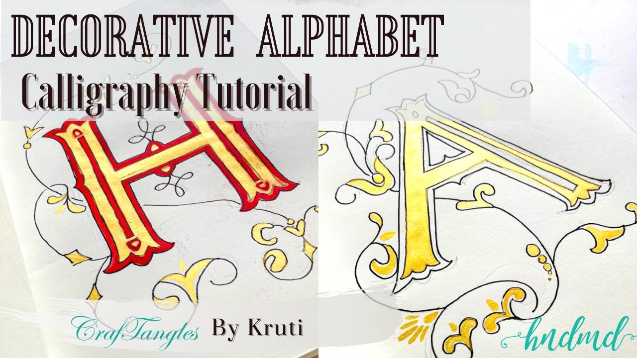 Gorgeous Decorative Alphabet Art