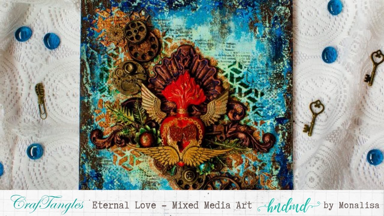 Eternal Love - Mixed Media Art