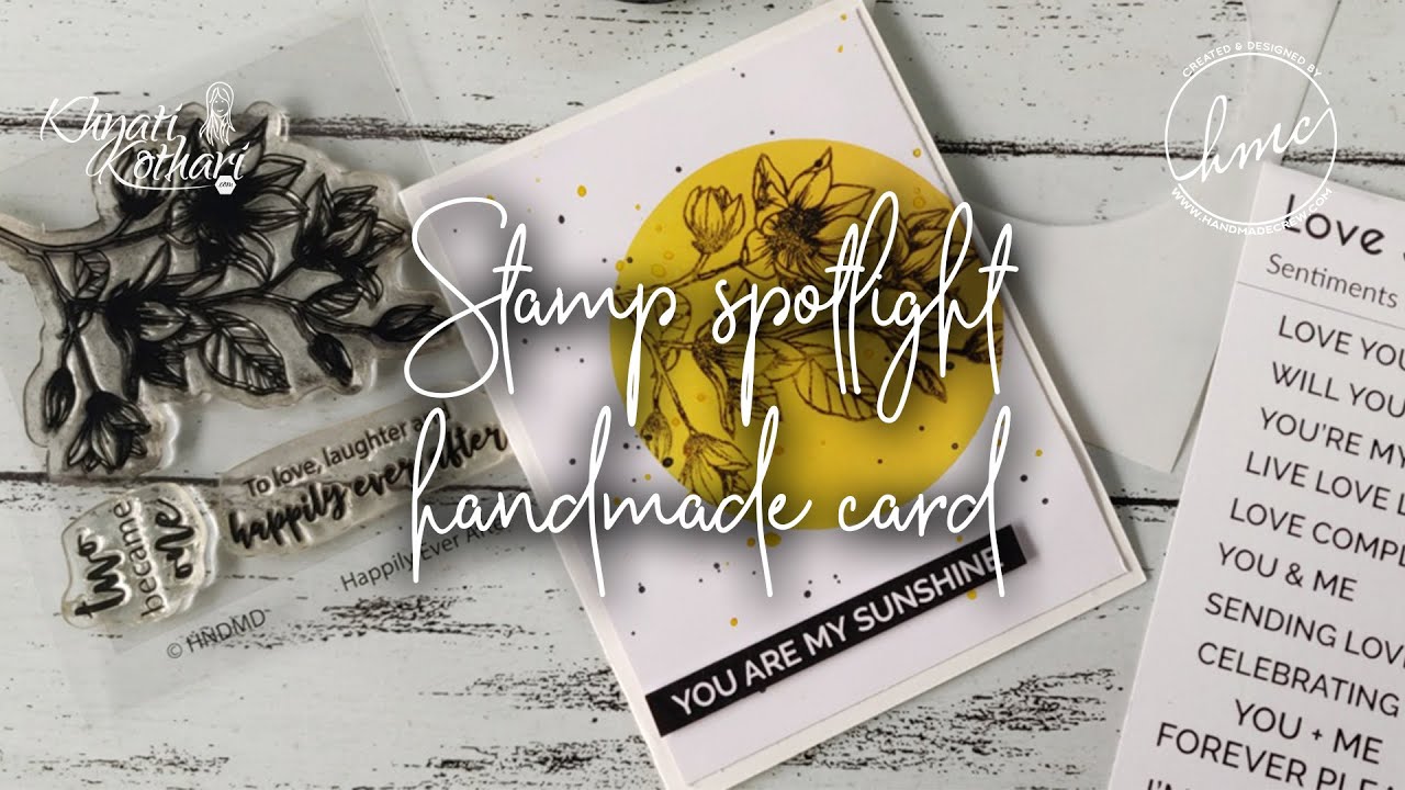 Stamp spotlight technique made easy using Masking Stencil [Cardmaking Idea]