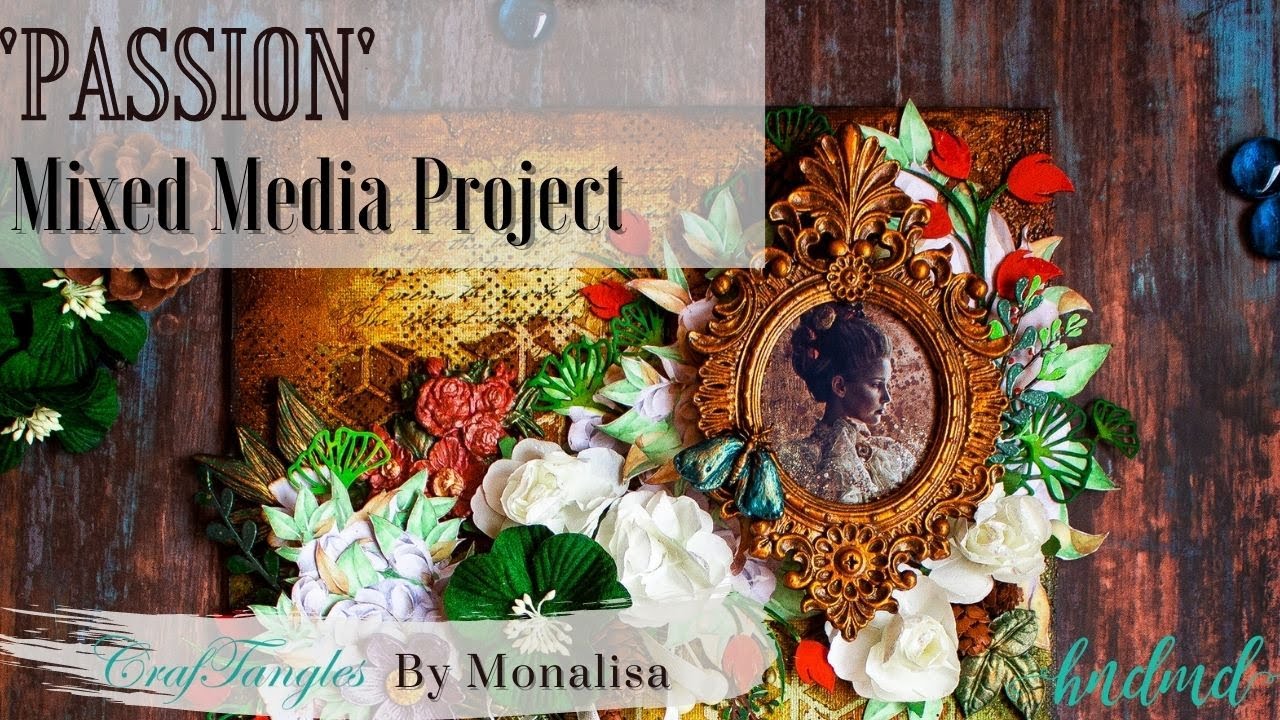 Awesome Vintage Mixed Media Project 'Passion'