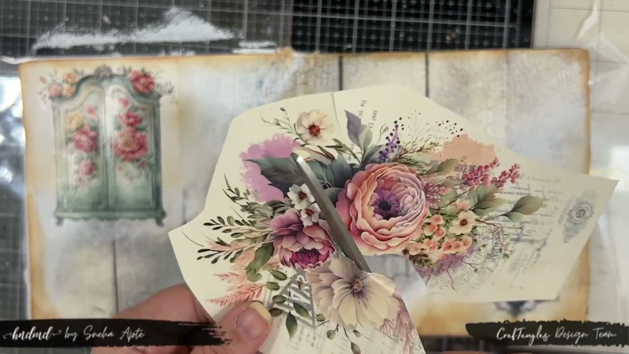 Art Journal Page Tutorial #artjournal #artjournalingforbeginners #craftangles #journal