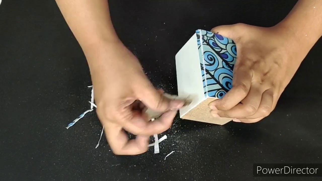 Decoupage beginner tutorial with gilding