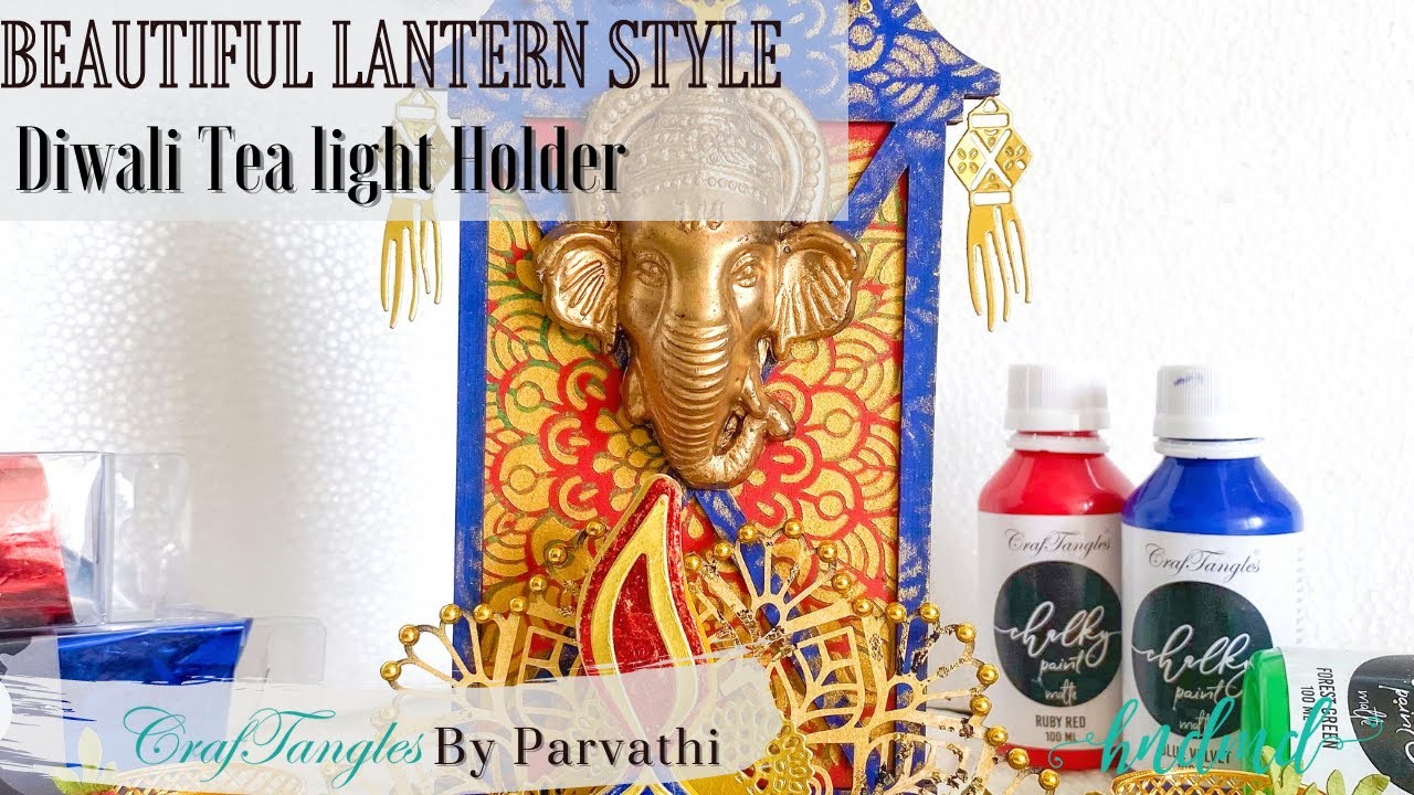 Beautiful Lantern Style Diwali Tea light Holder