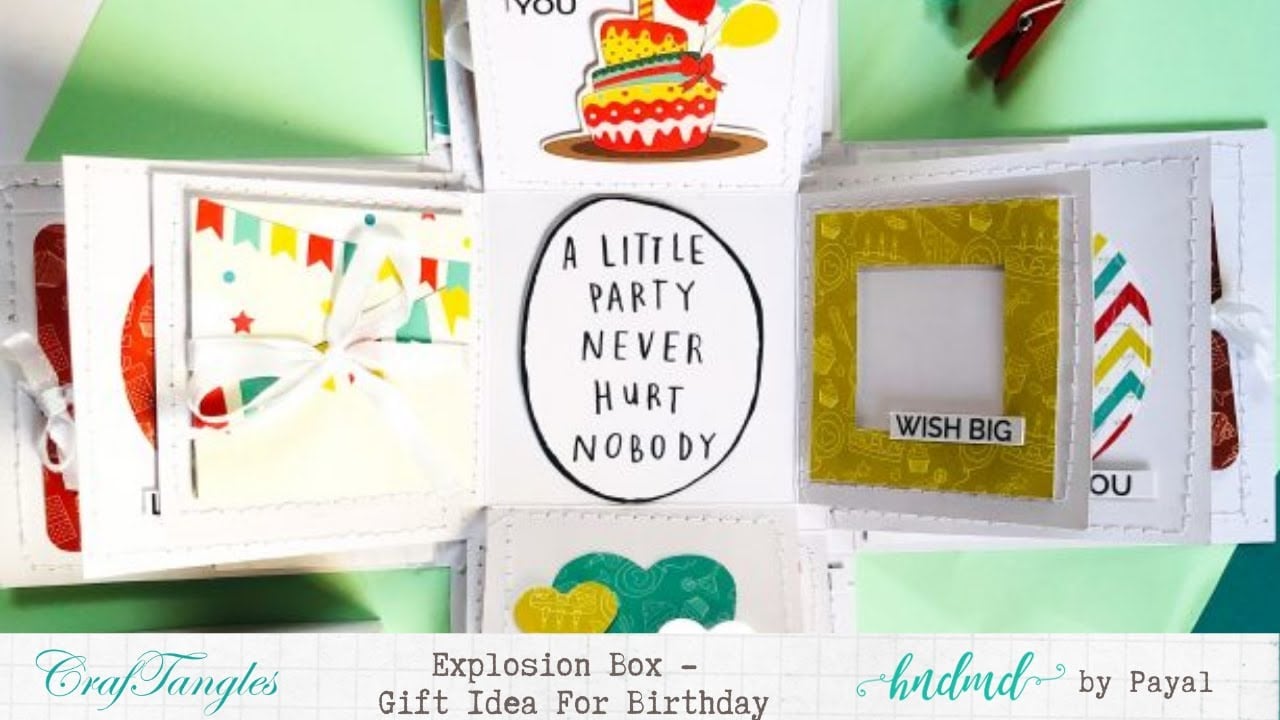 Explosion Box - Gift Idea For Birthday