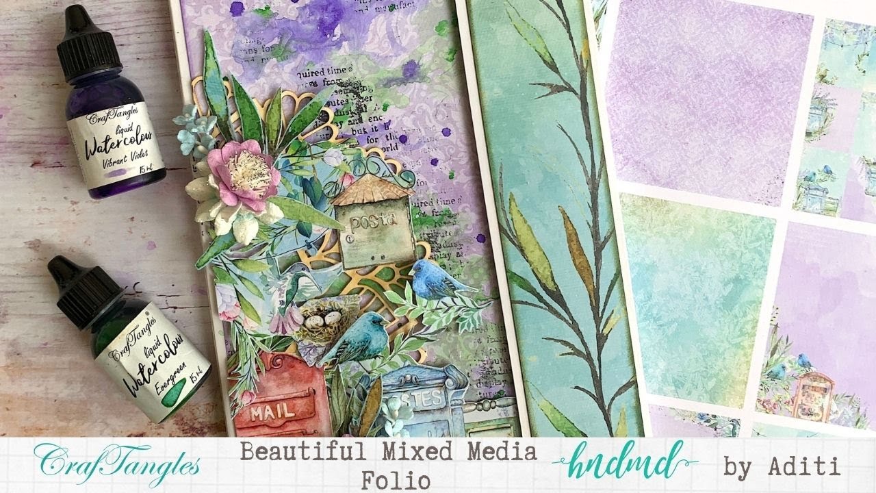 Beautiful Mixed Media Folio
