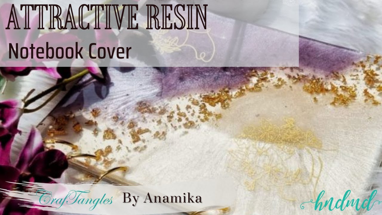 Attractive Resin Notebook Cover