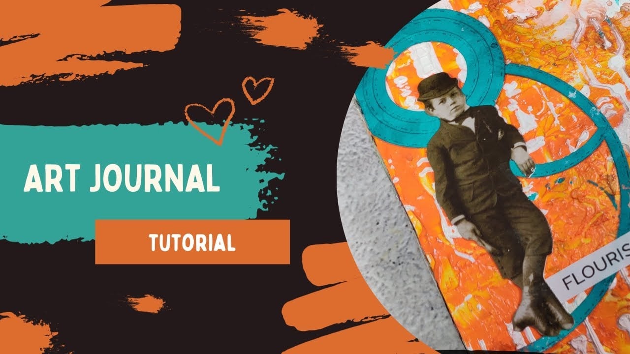 Art Journal Page - Using Chalk Paints #artjournal #artjournals #craftangles