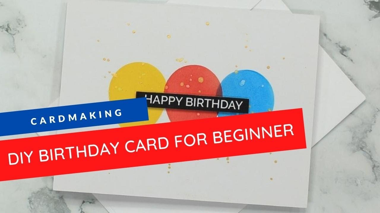 Quick and Easy DIY Birthday Card