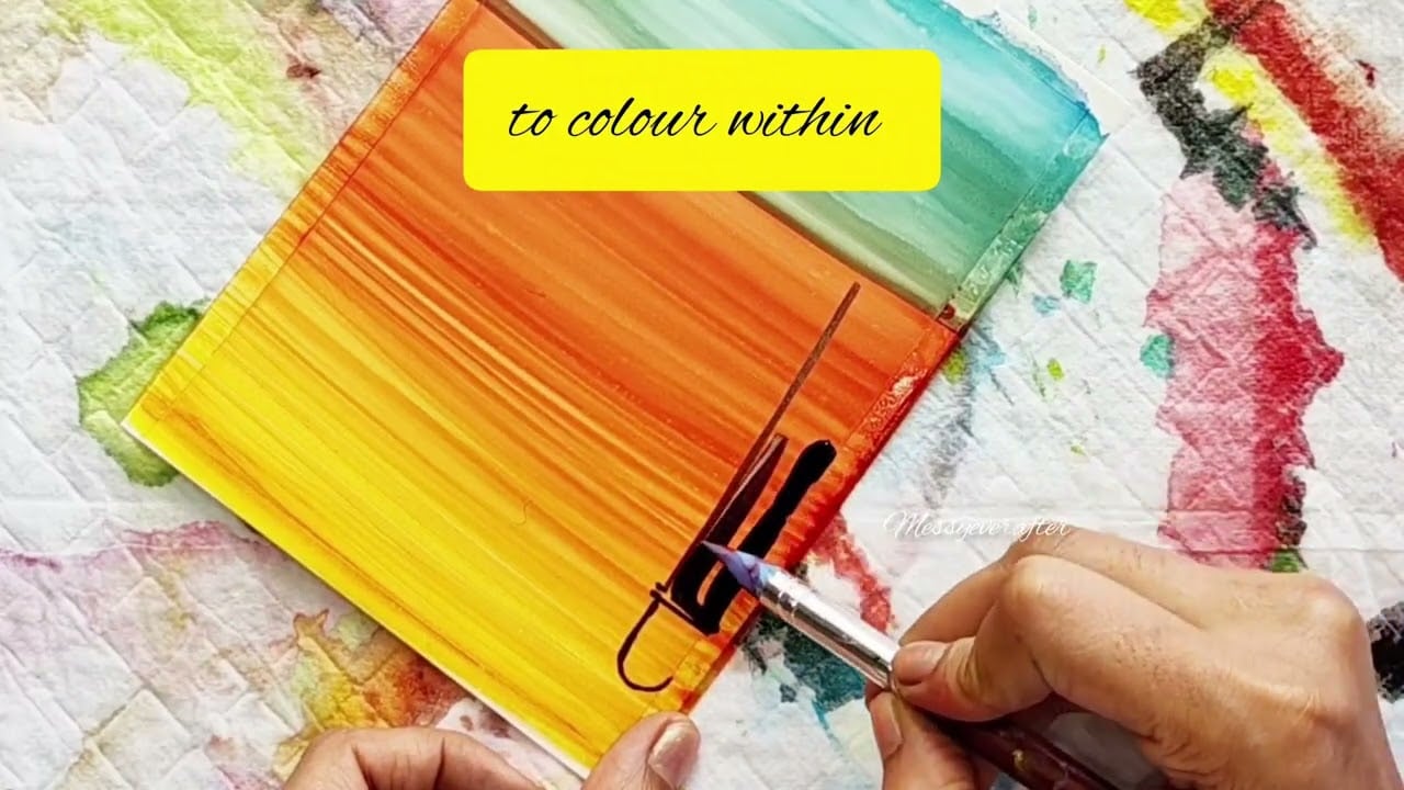 Lighthouse| How To | Alcohol Ink Artwork | #5mincraft #alcoholinkart #alcoholink #craftangles #hndmd
