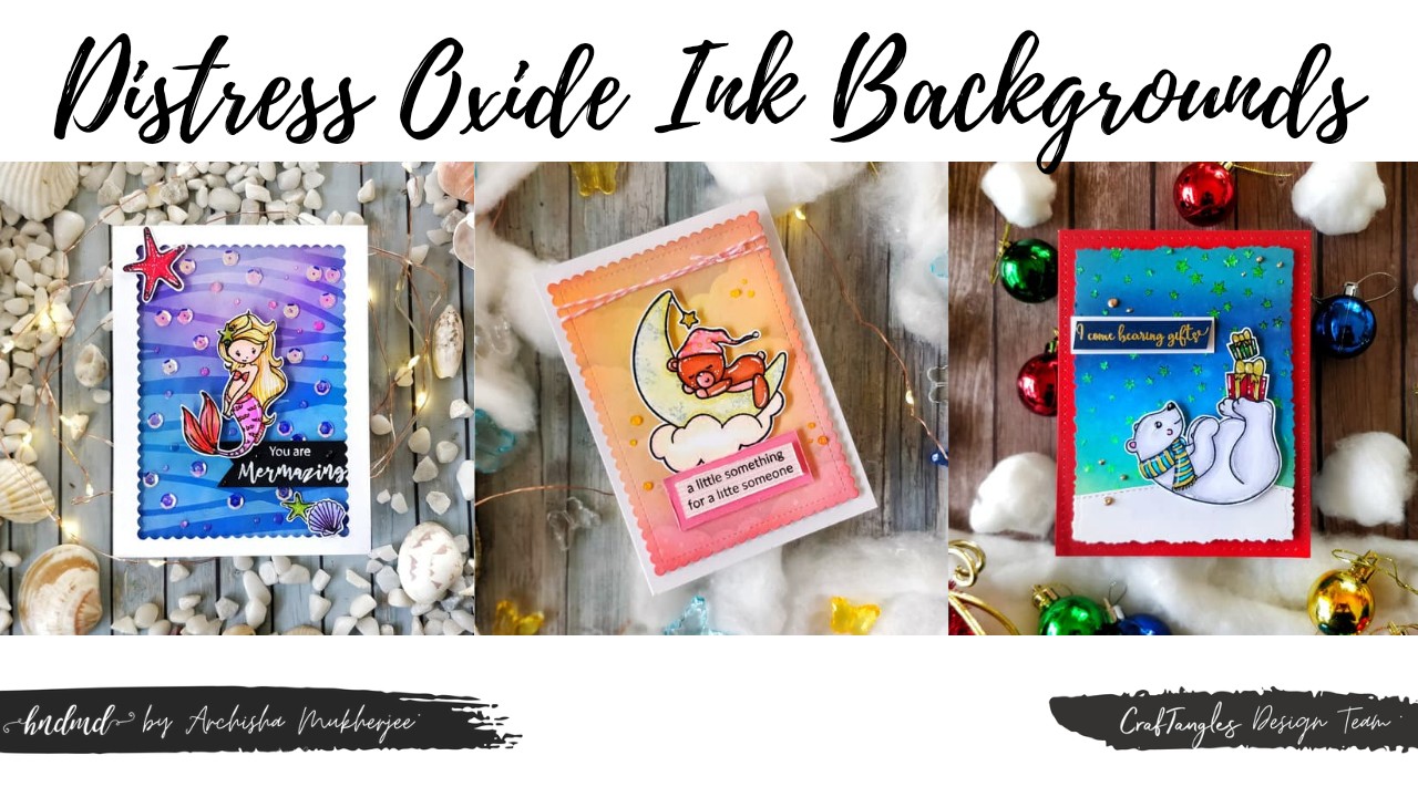 Jazzing Up Distress Oxide Ink Card Backgrounds - CraftAdda Blog