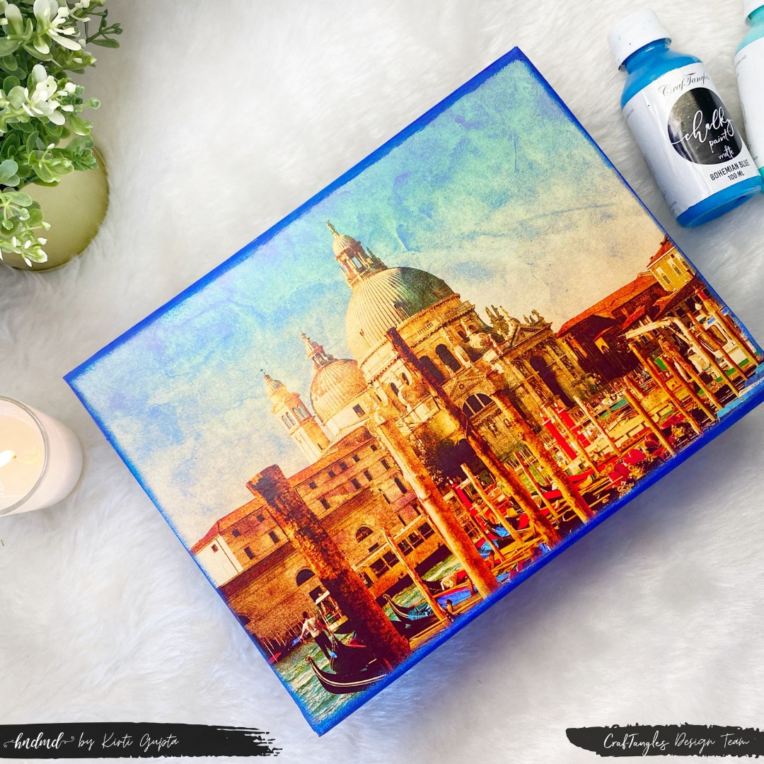 Decoupage box for Gift Hampers - CraftAdda Blog