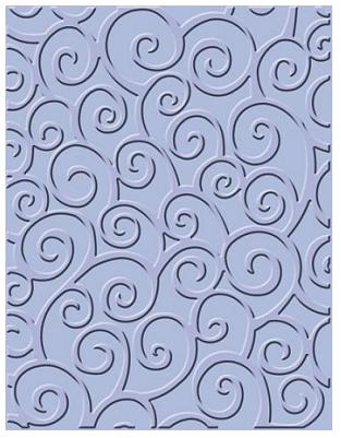 Cuttlebug Embossing Folder D’vine Swirl