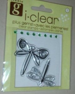 Studio G Dragon Fly Clear Stamp