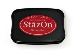 StazOn - Blazing Red Ink Pad