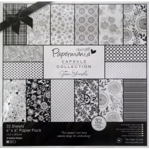 Papermania Capsule Collection 6X6" Paper Pack - Bexley Black