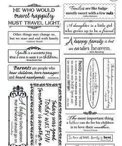 Quotes Rub-ons by 7 Gypsies