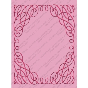 CuttleBug A2 Embossing Folder - Scrollwork
