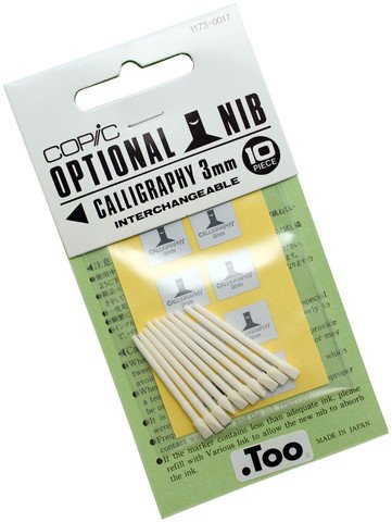Copic Calligraphy Nibs 3mm 10pc/pkt