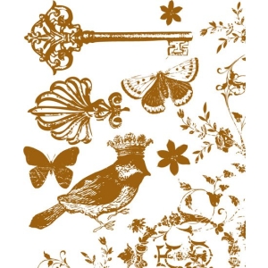 Prima Clear Stamp - Ephemera