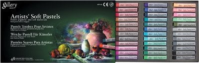 Mungyo Square Shaped Soft Pastel Crayon (48 assorted colors)