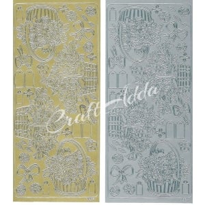 Peel Off Sticker (0254) - Set of 4