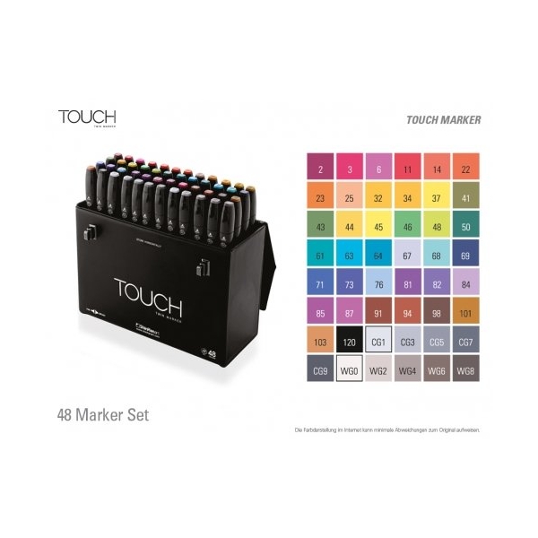 Shinhan Touch Marker 48 Color Set