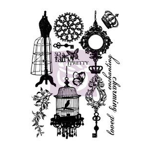 Prima Flowers FAIRY BELLE Cling Stamp
