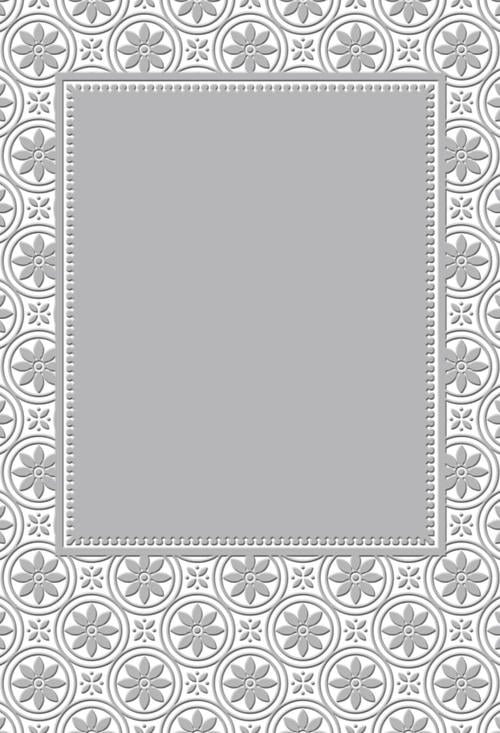 Couture Creations Embossing Folder - Cabaret (5"X7")
