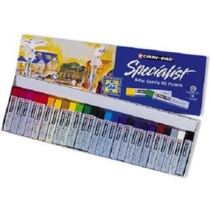 Sakura Specialist Oil Pastels - Set of 25 assorted colors