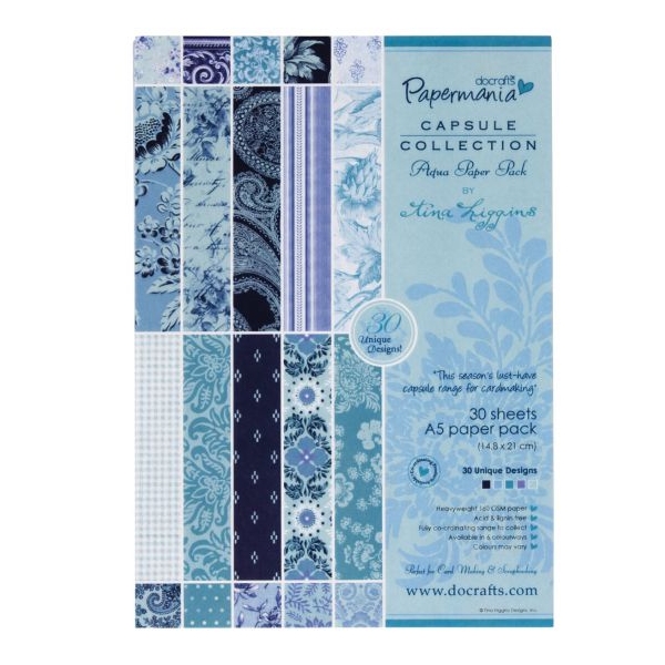 Papermania Capsule Collection A5 Papers - Heather Paper Pack