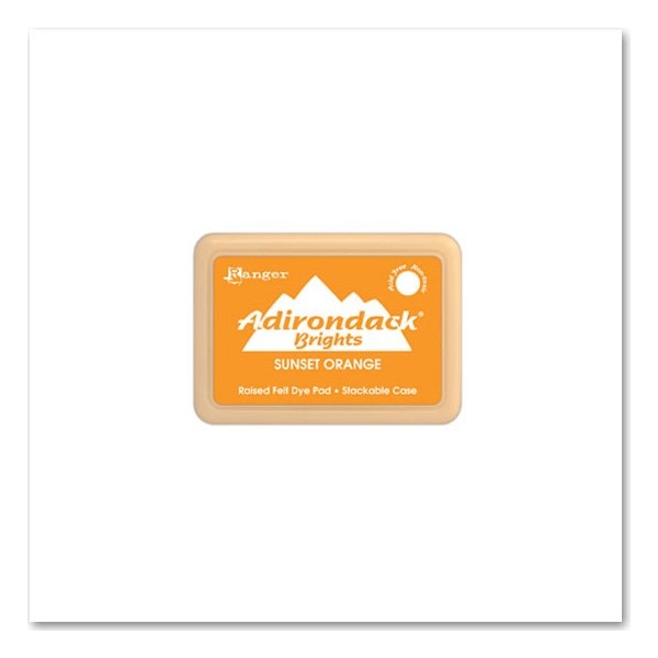 Adirondack Dye Ink Pad Brights - Sunset Orange
