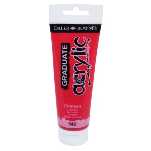 Daler Rowney Graduate Acrylics Tube - Crimson