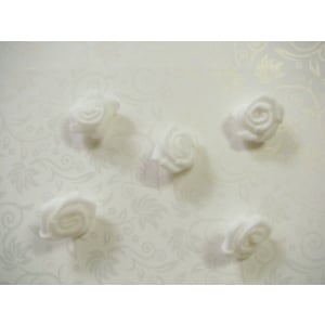 Felt Roses - White
