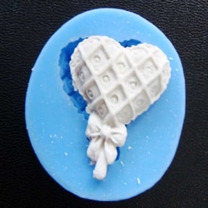 Heart Balloon Silicone Clay Mould