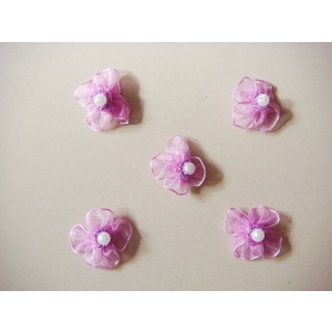 Net Flowers - Purple