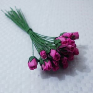 A bunch of Mini Flowers - Dark Pink